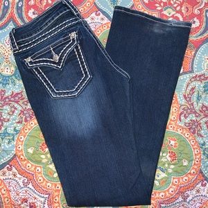 Size 29x34 boot cut Miss Me jeans